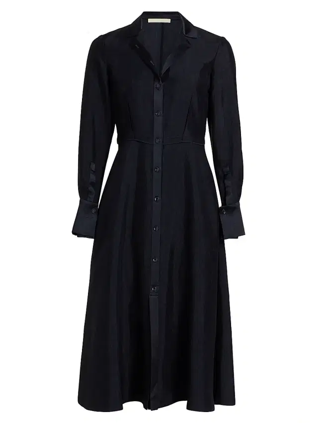 Women's Washed Twill Midi-Shirtdress Women's Washed Twill Midi-Shirtdress