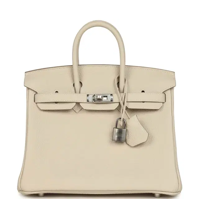 Hermes Birkin 25 Craie Togo Palladium Hardware Hermes Birkin 25 Craie Togo Palladium Hardware