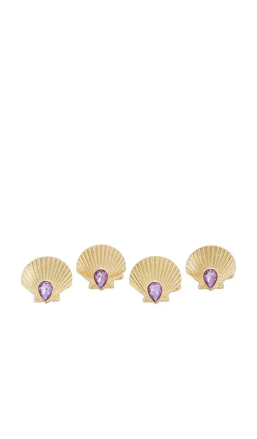 Shell Beach Napkin & Ring Set Shell Beach Napkin & Ring Set