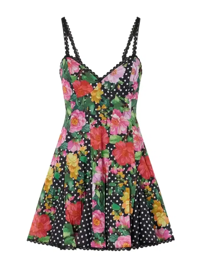 Rosela Floral-print Cotton-blend Mini Dress Rosela Floral-print Cotton-blend Mini Dress
