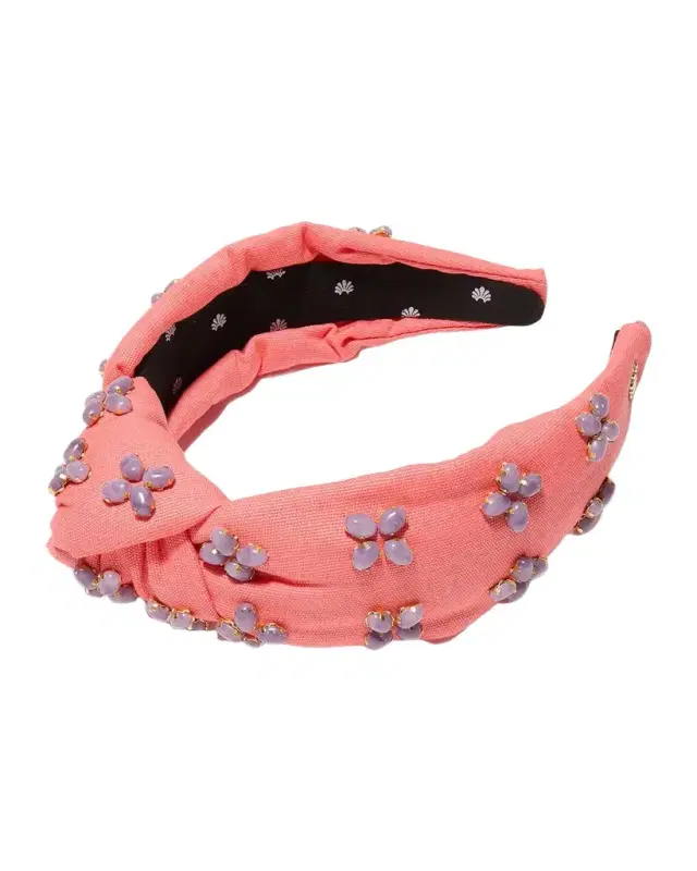 Knotted Embellished Stone Headband Knotted Embellished Stone Headband