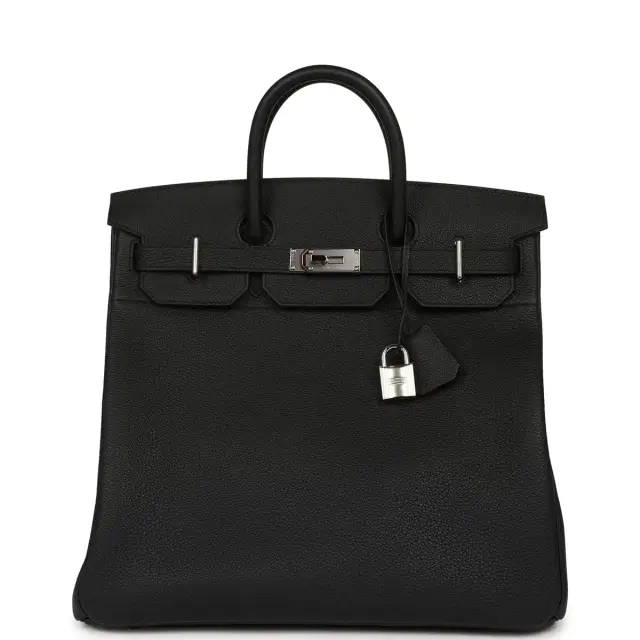 Hermes HAC Birkin 40 Black Togo Palladium Hardware Hermes HAC Birkin 40 Black Togo Palladium Hardware
