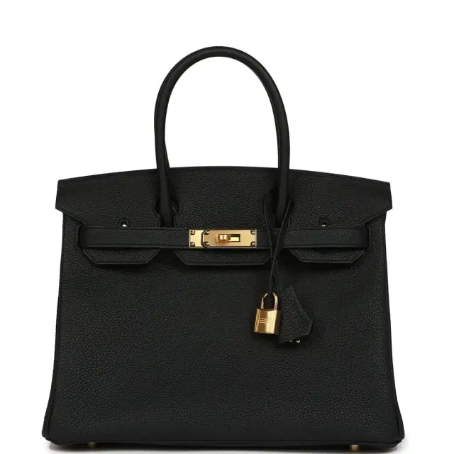 Hermes Birkin 30 Black Togo Gold Hardware Hermes Birkin 30 Black Togo Gold Hardware