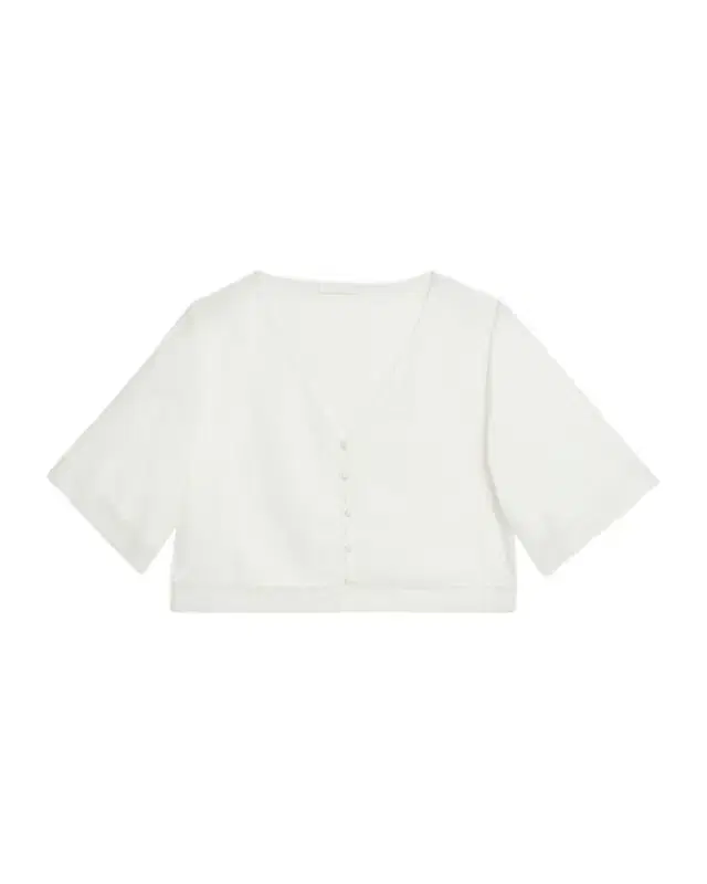 Simone Lace Button-Front Shirt Simone Lace Button-Front Shirt