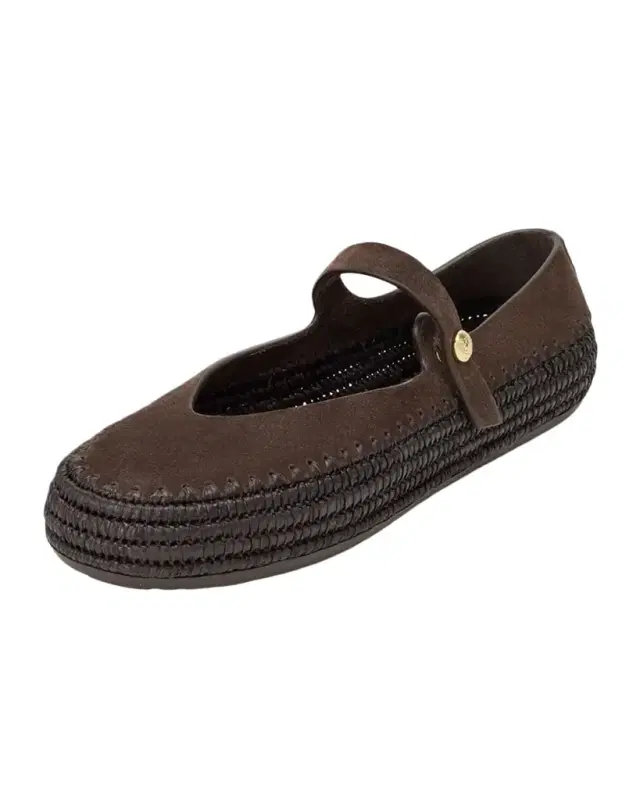 x Paula's Ibiza Rio Suede Mary Jane Espadrille Flats x Paula's Ibiza Rio Suede Mary Jane Espadrille Flats
