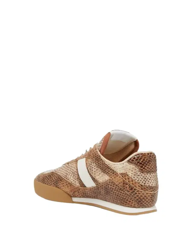 Kick Snake-Embossed Leather Low-Top Sneakers Kick Snake-Embossed Leather Low-Top Sneakers