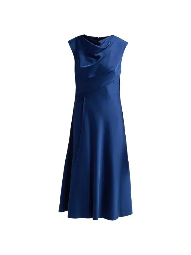 Women's Crepe Back Satin Midi Dress Women's Crepe Back Satin Midi Dress