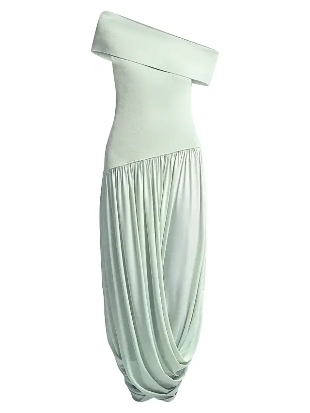 Women's Myla Draped Jersey One-Shoulder Maxi Dress Women's Myla Draped Jersey One-Shoulder Maxi Dress