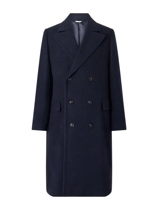 Double-Breasted Virgin Wool and Cashmere-Blend Twill Coat - Men Double-Breasted Virgin Wool and Cashmere-Blend Twill Coat - Men