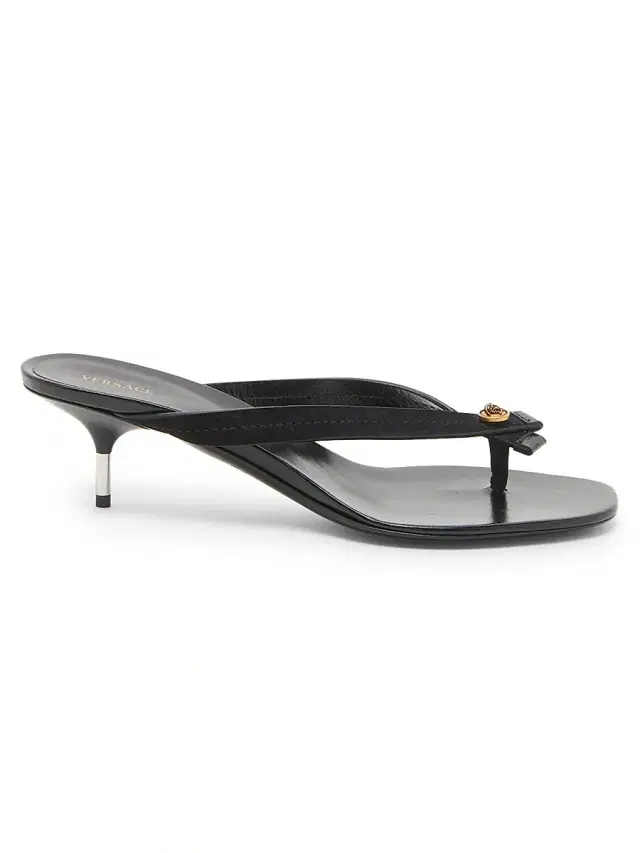 Women's 50MM Medusa Leather Sandals Women's 50MM Medusa Leather Sandals