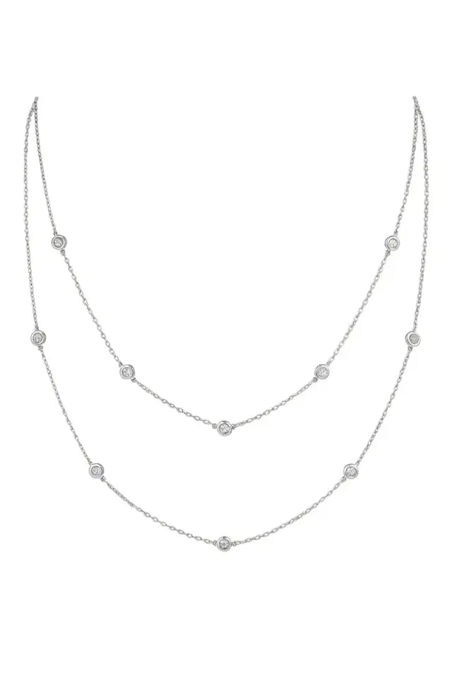 PT850 3.00 CTW DIA 32" _ By the yard Necklaces PT850 3.00 CTW DIA 32" _ By the yard Necklaces