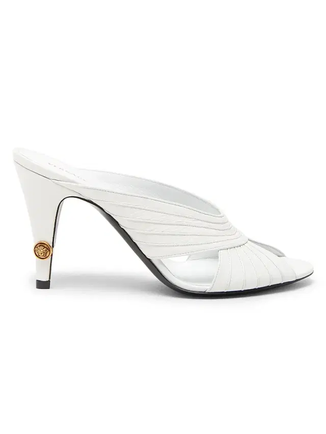 Women's Medusa 90MM Leather Mules Women's Medusa 90MM Leather Mules
