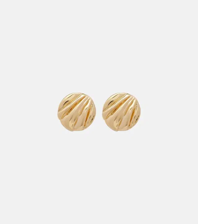 Chloé Pleats clip-on earrings Chloé Pleats clip-on earrings